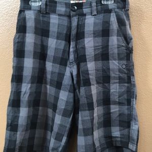 OP plaid shorts